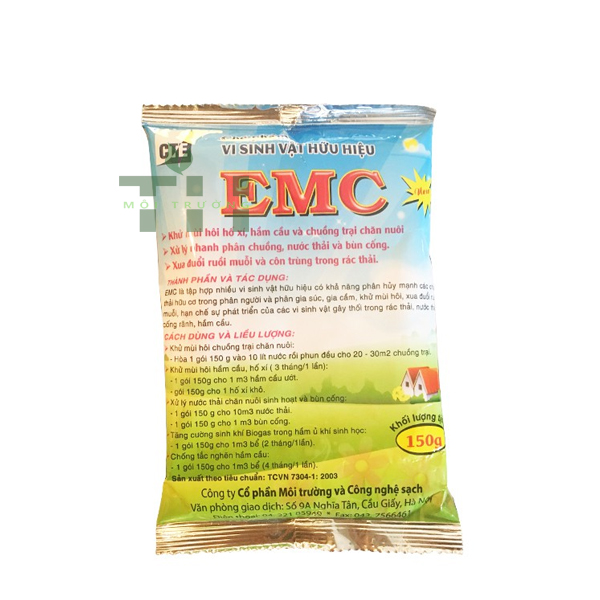 chế phẩm EMC xử lý rác thải EMC